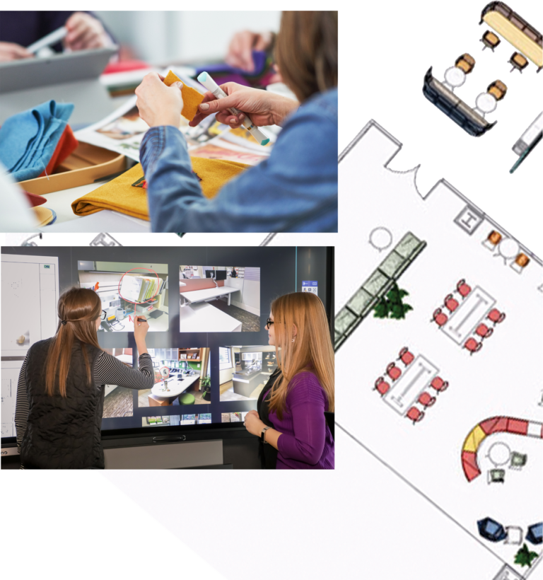 DBI Offers Space Planning • Furniture Specification & Layout • Renderings