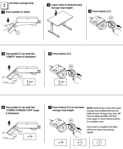 Set Lower Storage Stop